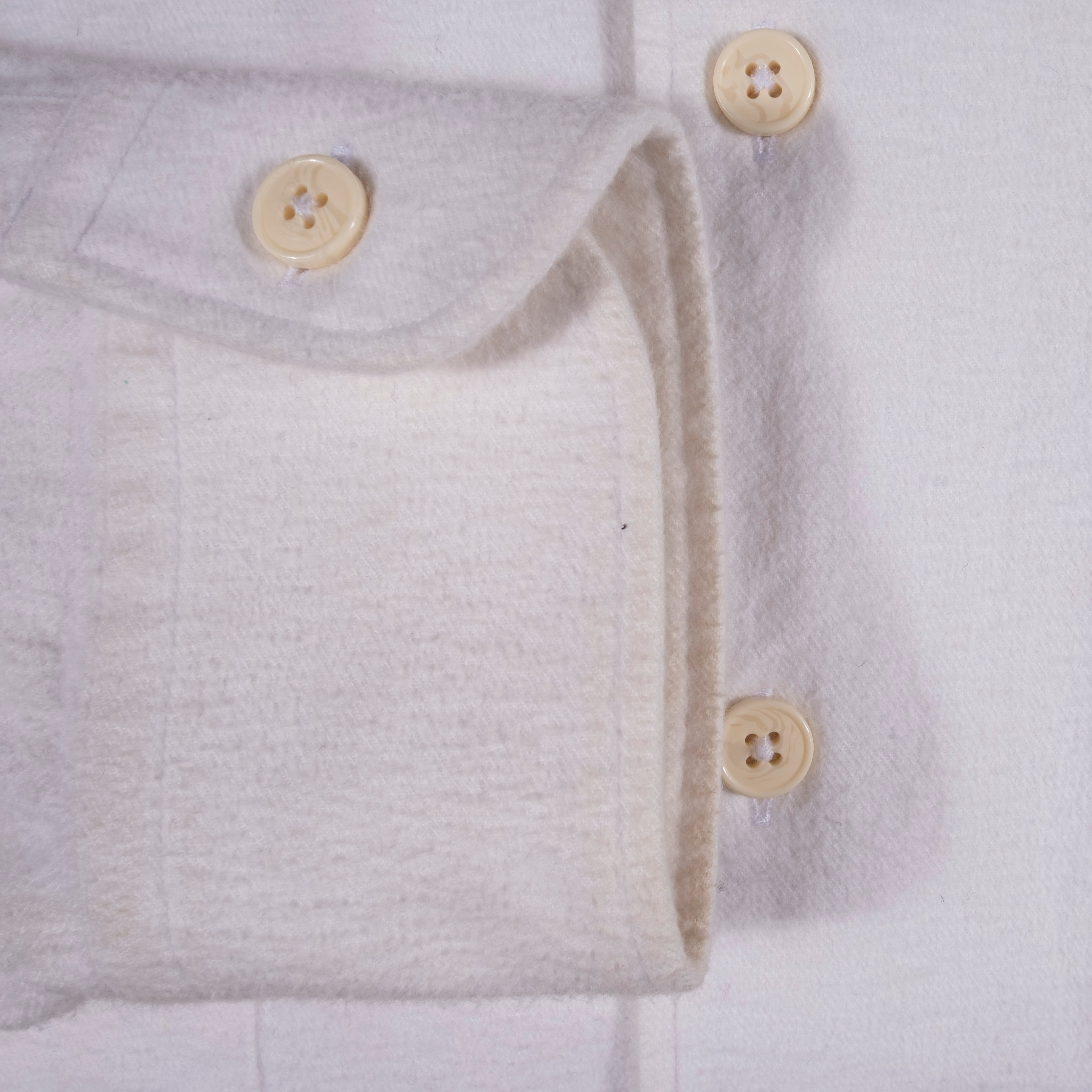 Shirtonomy White Flannel Over Shirt Sz 45