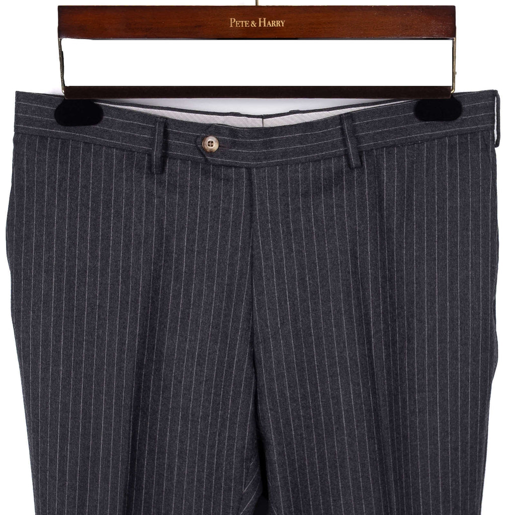 Grey Pinstripe Business Suit