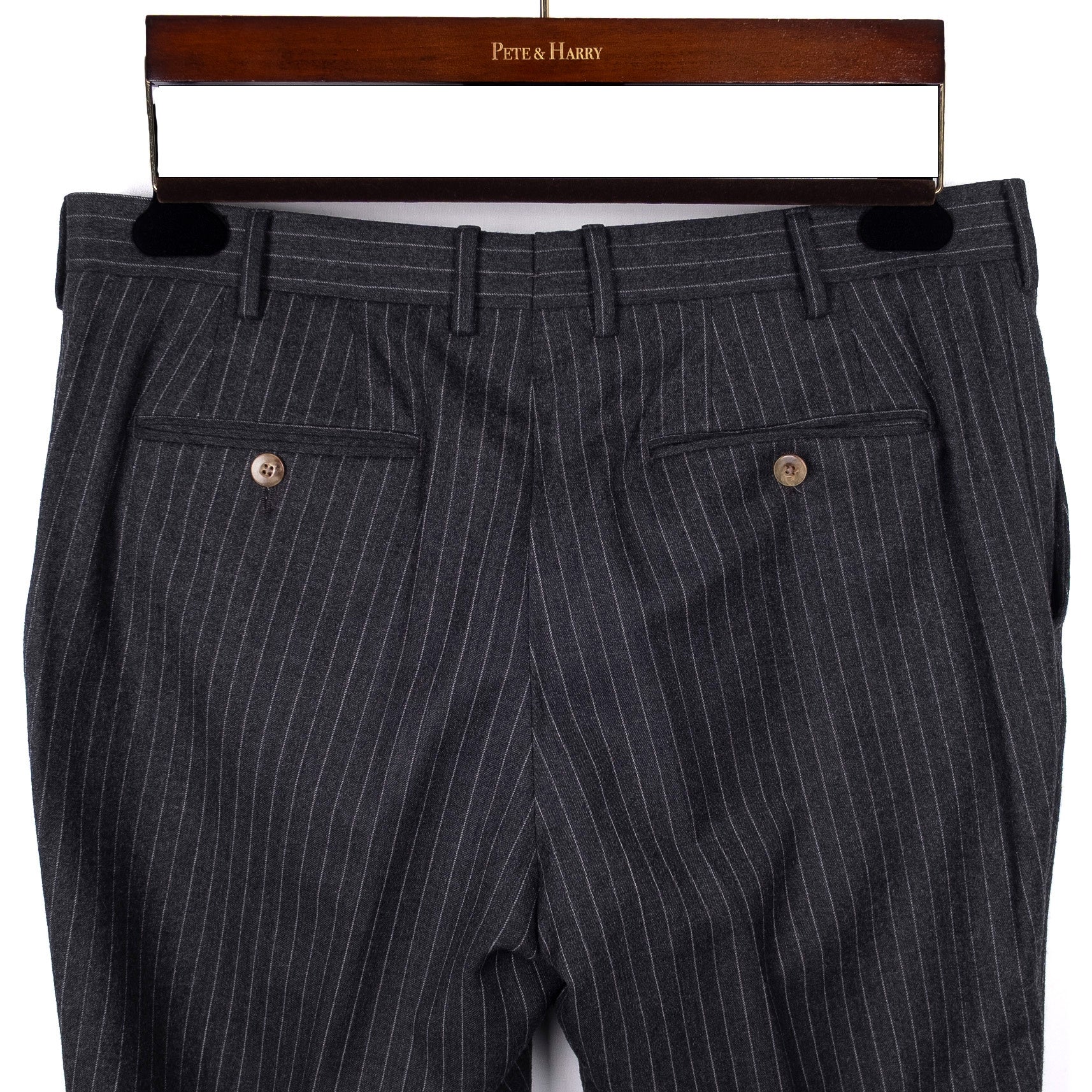 Grey Pinstripe Business Suit