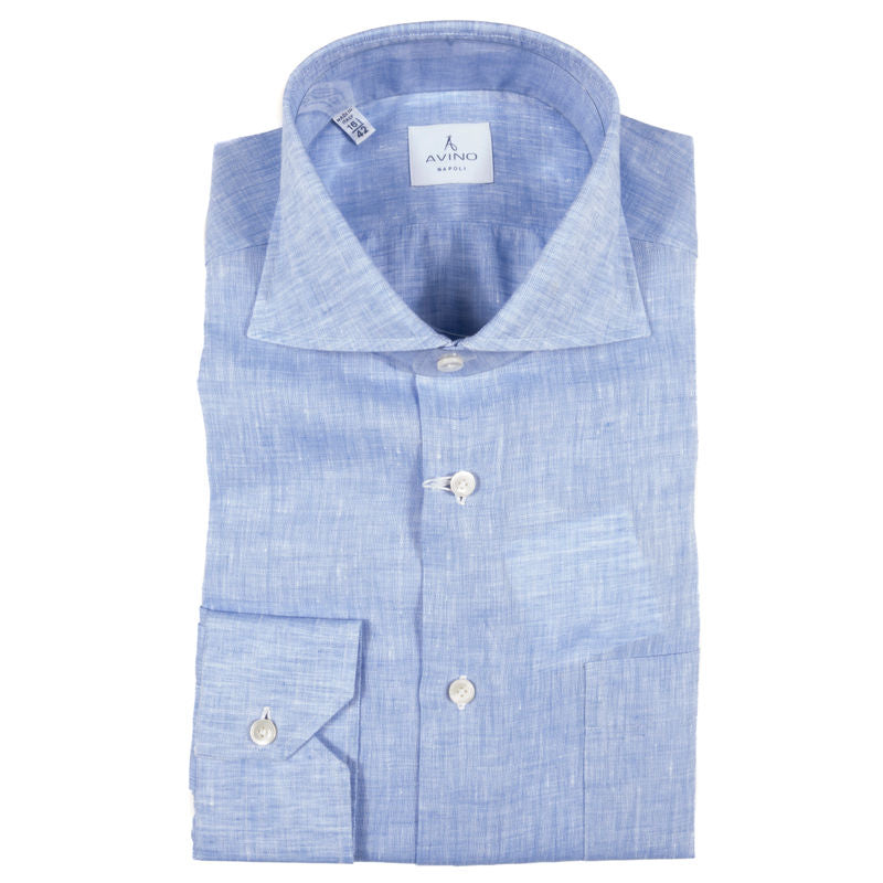 Light Blue Linen Shirt 38