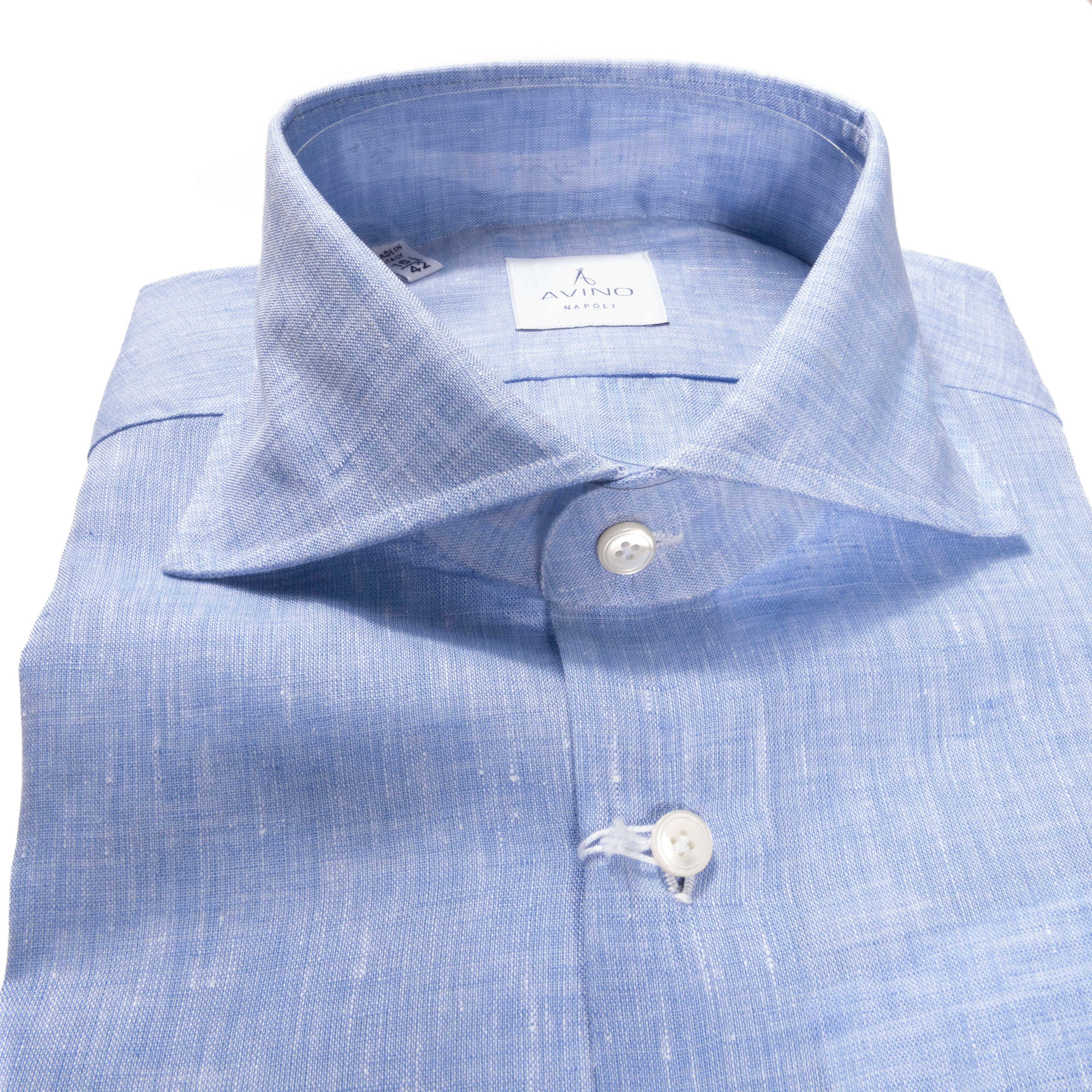 Light Blue Linen Shirt 38