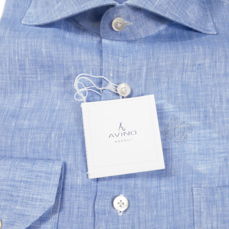 Light Blue Linen Shirt 38