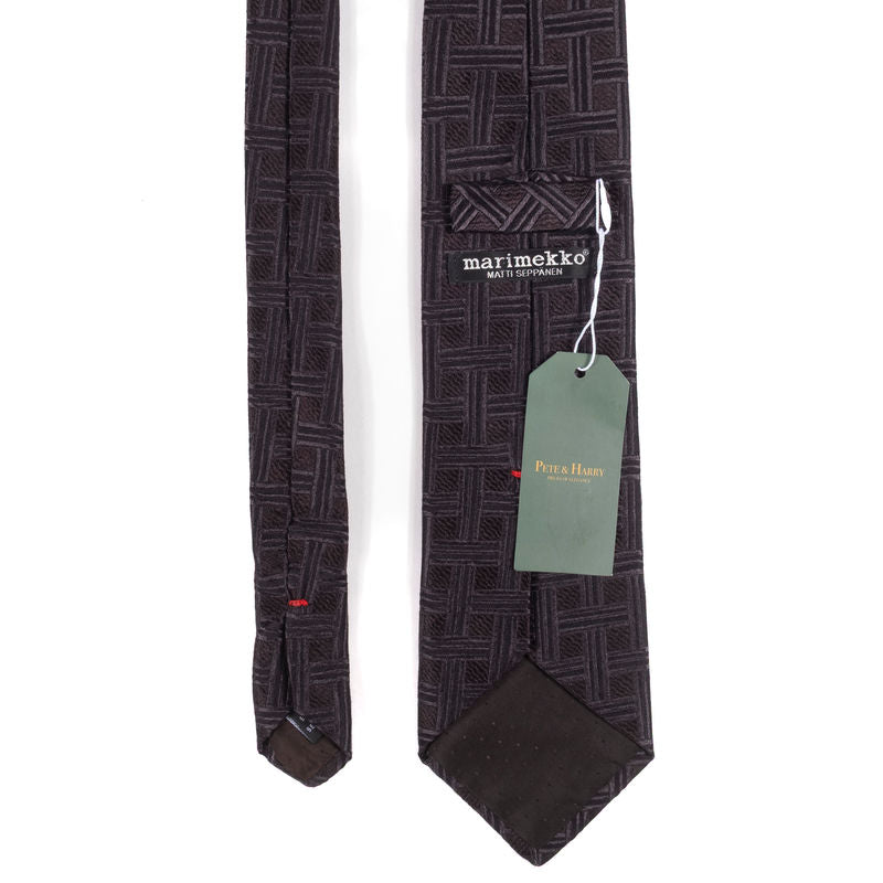 Grey Marimekko Tie