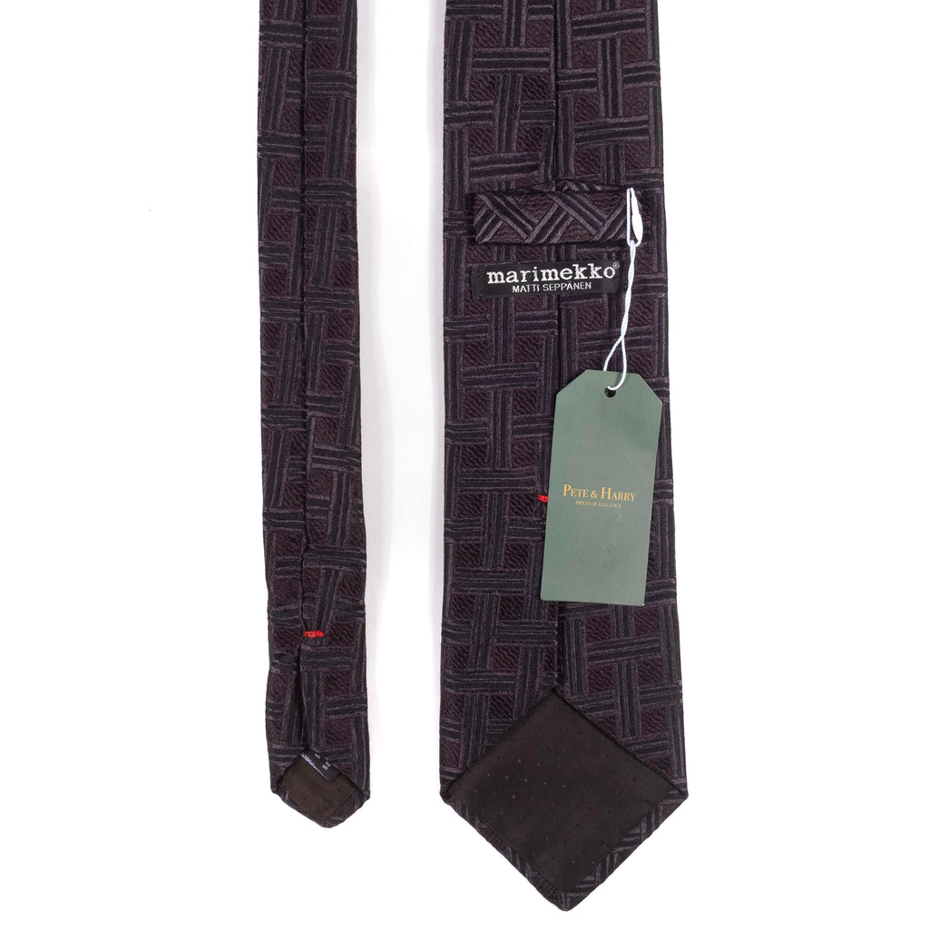 Grey Marimekko Tie