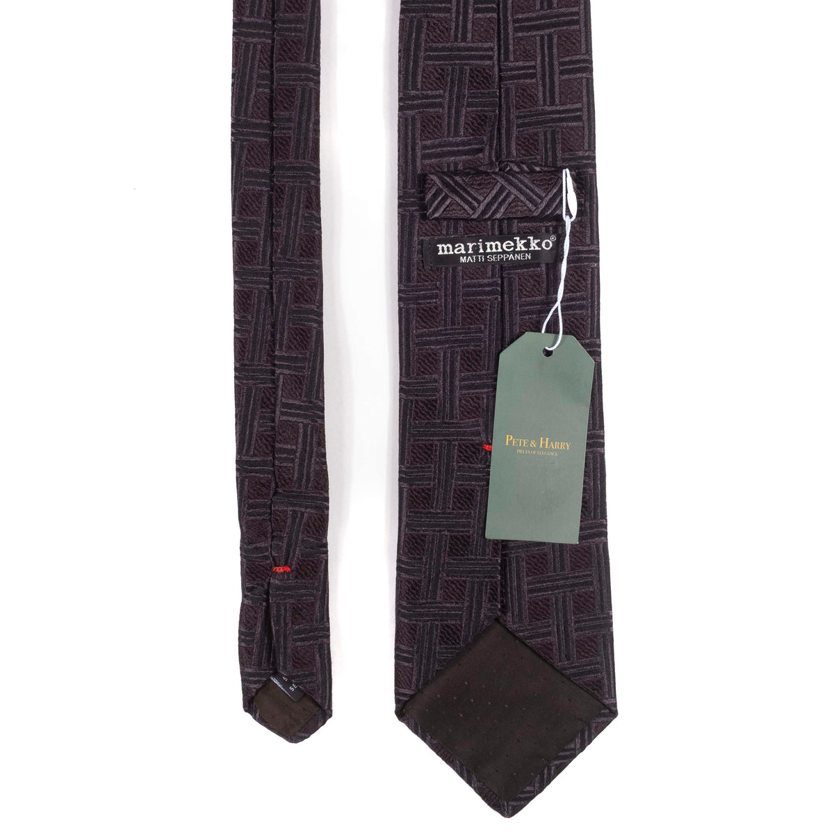 Grey Marimekko Tie