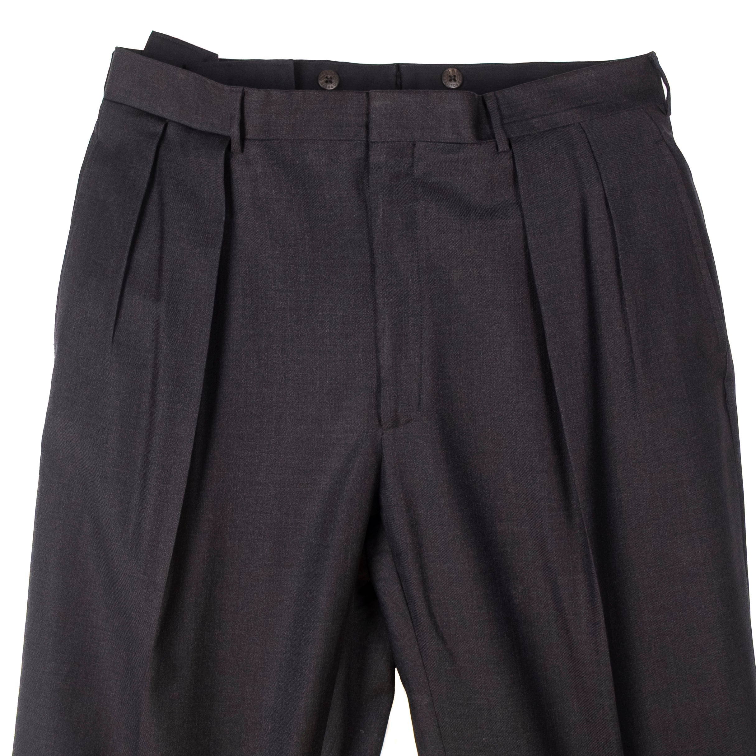 Grey Wool Dress Trouser