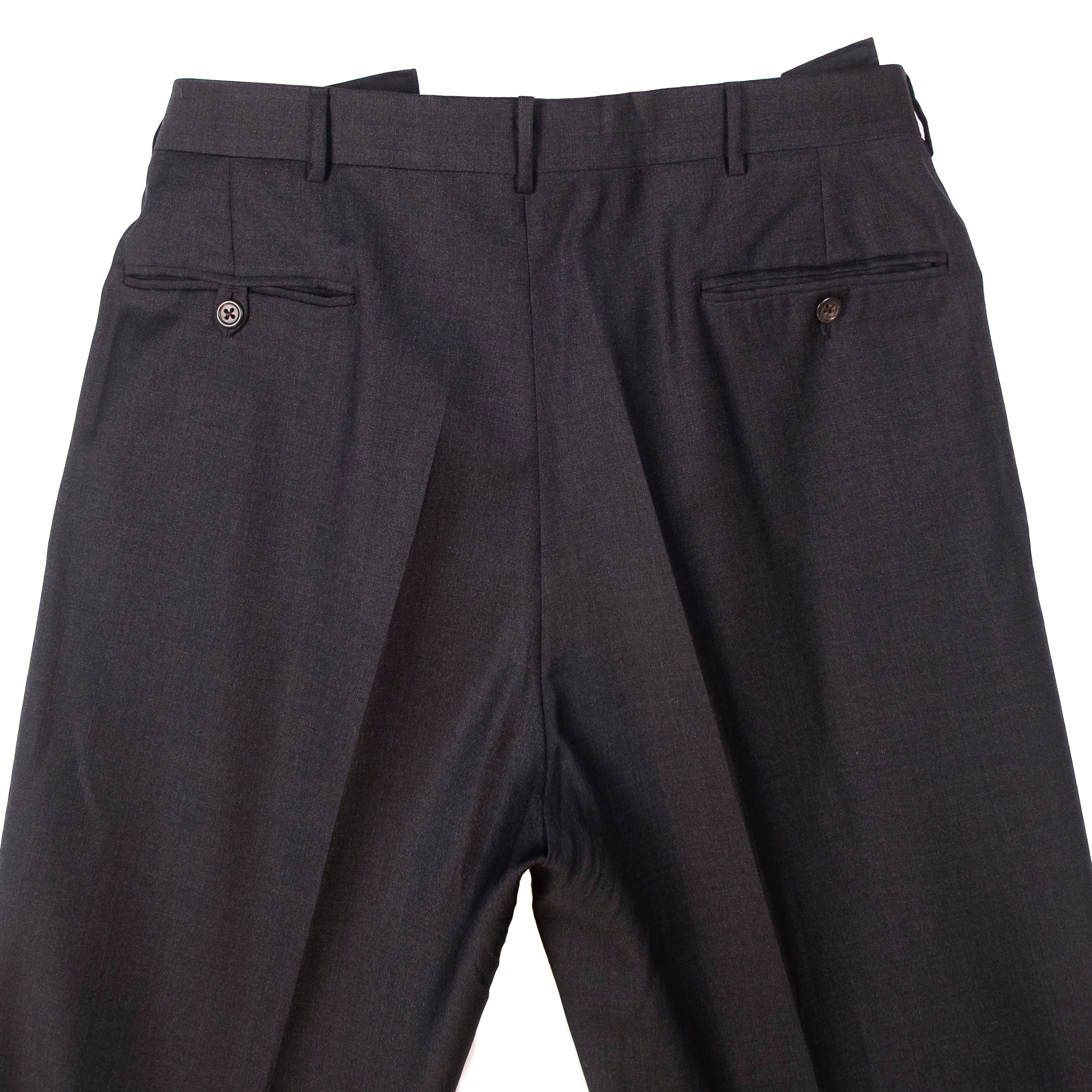 Grey Wool Dress Trouser