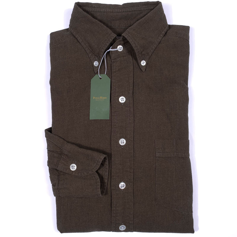 Drake’s Green Buttondown Shirt