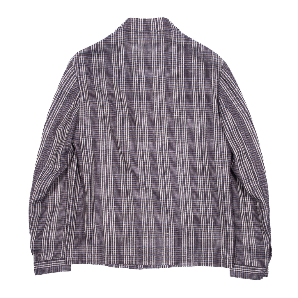 Neapolitan Hand Tailored Grey Check Chore Jacket Sz 52