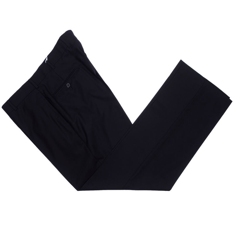 Navy Wool Dress Trouser