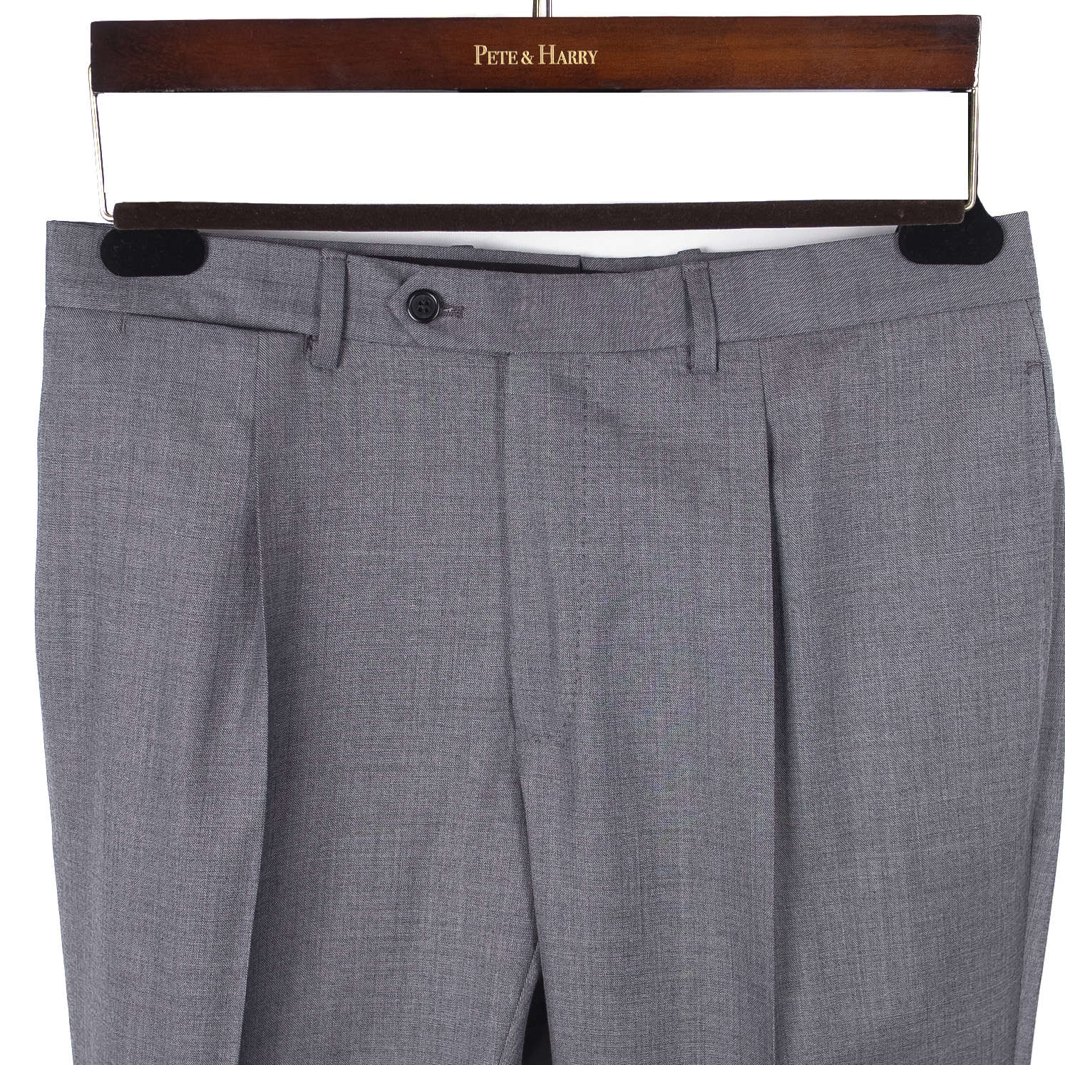 Est Retail Price 20 000 SEK - Eduardo De Simone Grey Notch Lapel, Neapolitan Business Suit Sz 54