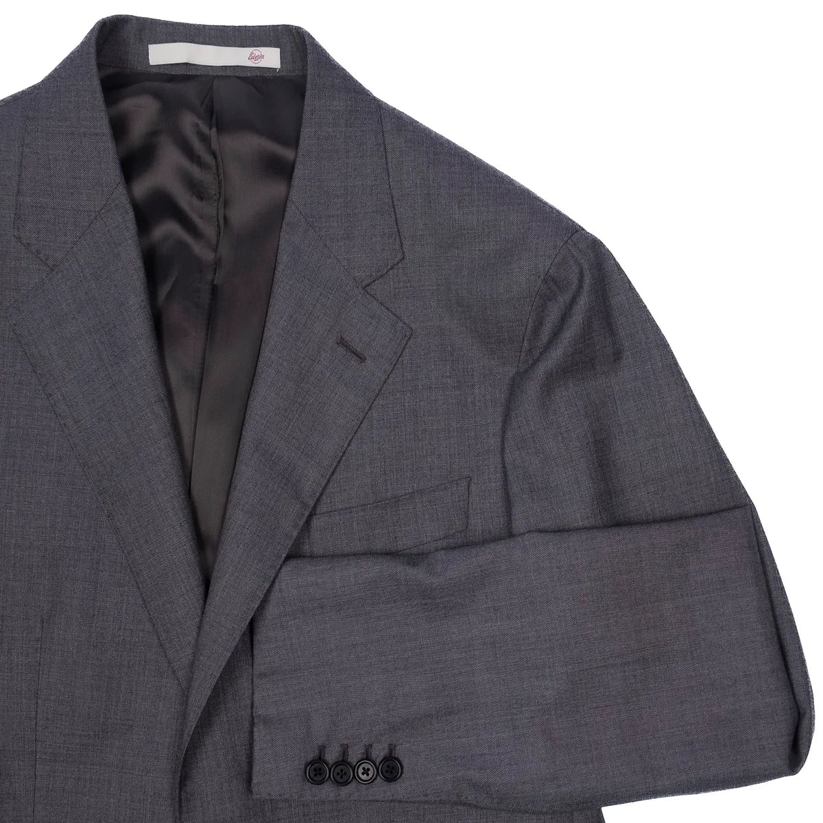 Eduardo De Simone Grey Notch Lapel, Neapolitan Business Suit Sz 54
