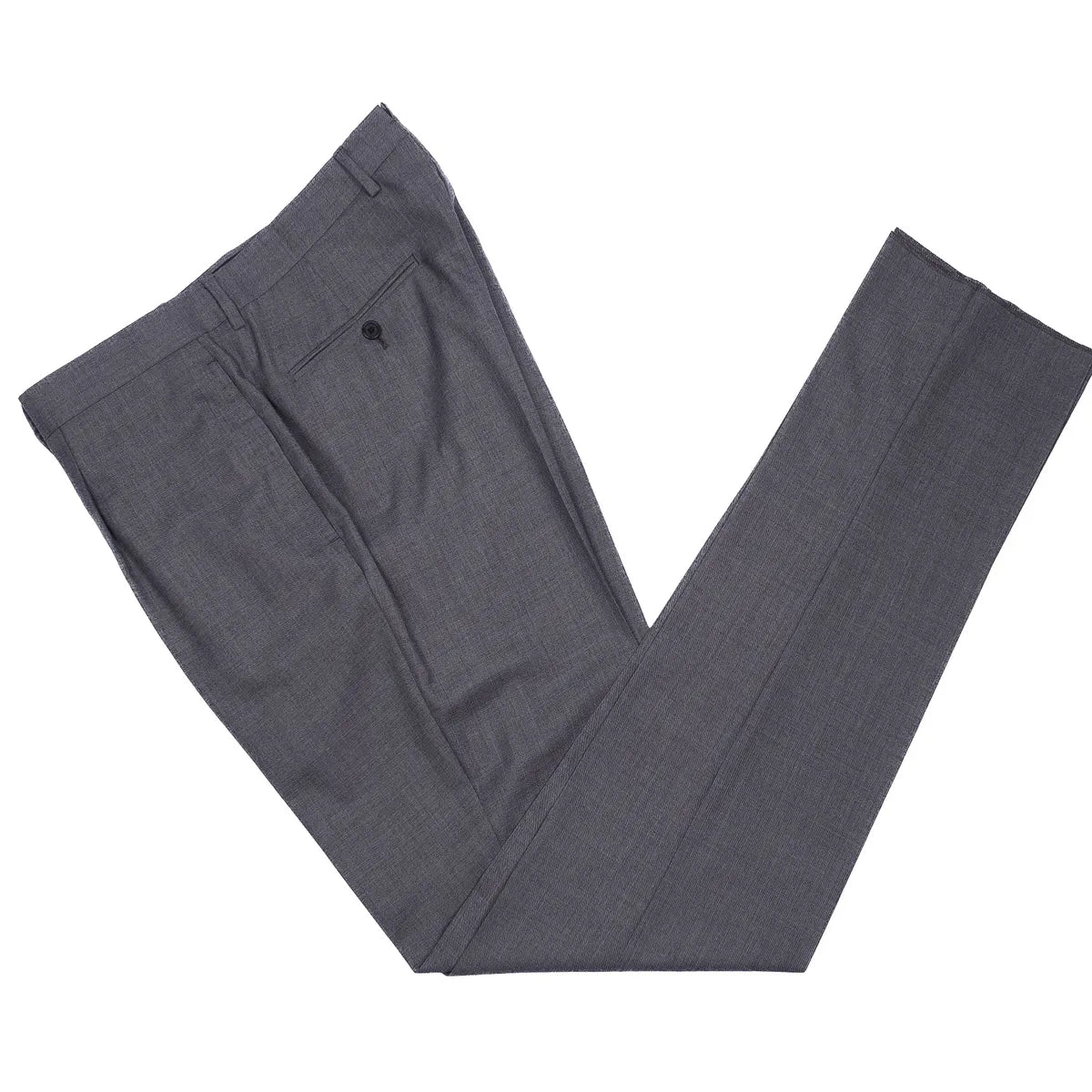 Eduardo De Simone Grey Notch Lapel, Neapolitan Business Suit Sz 54