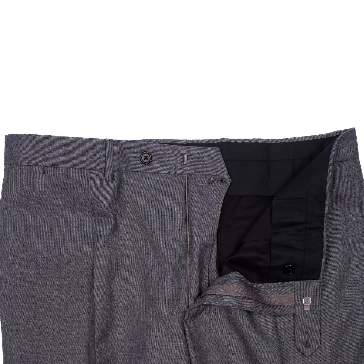 Eduardo De Simone Grey Notch Lapel, Neapolitan Business Suit Sz 54