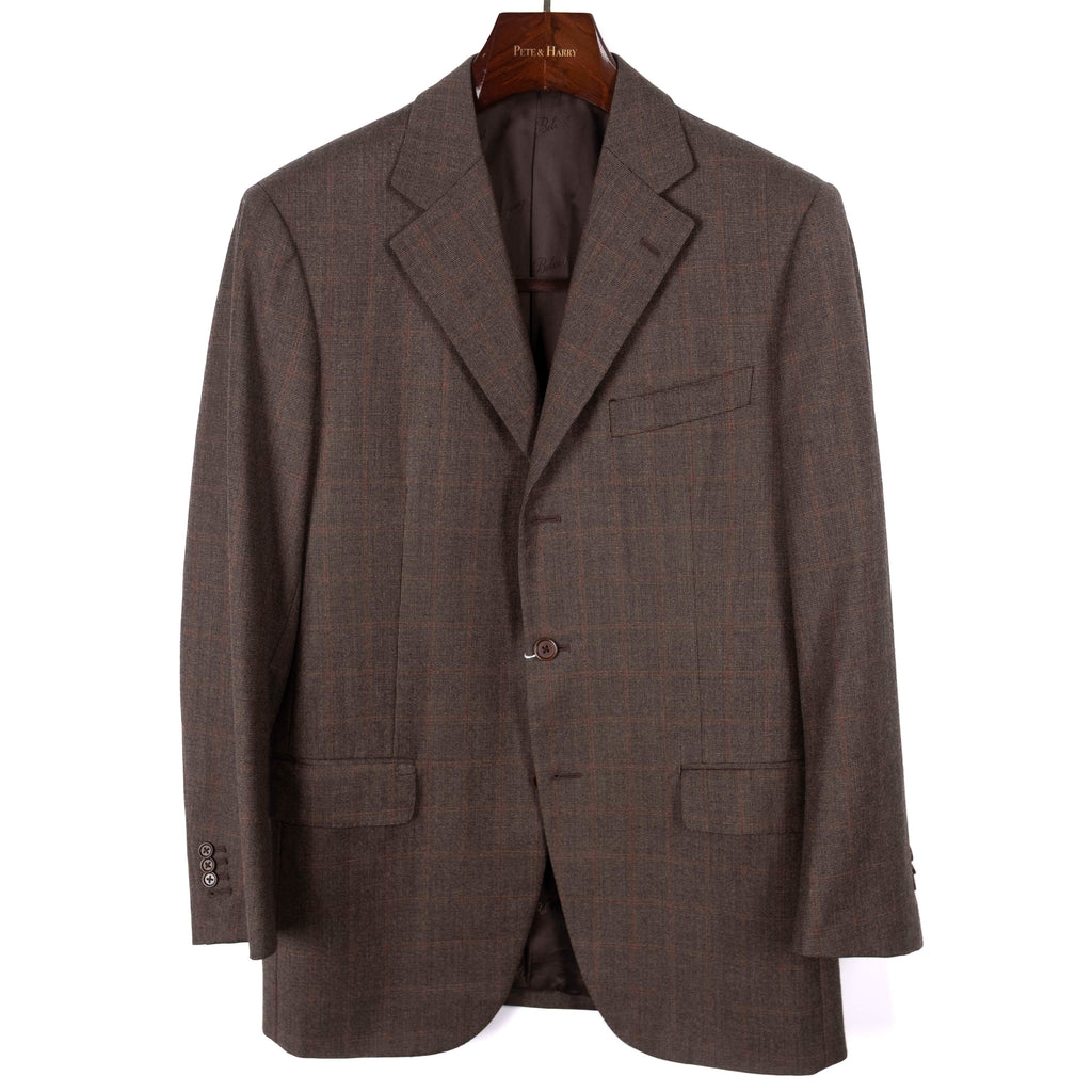 Belvest Green Windowpane Sport Coat