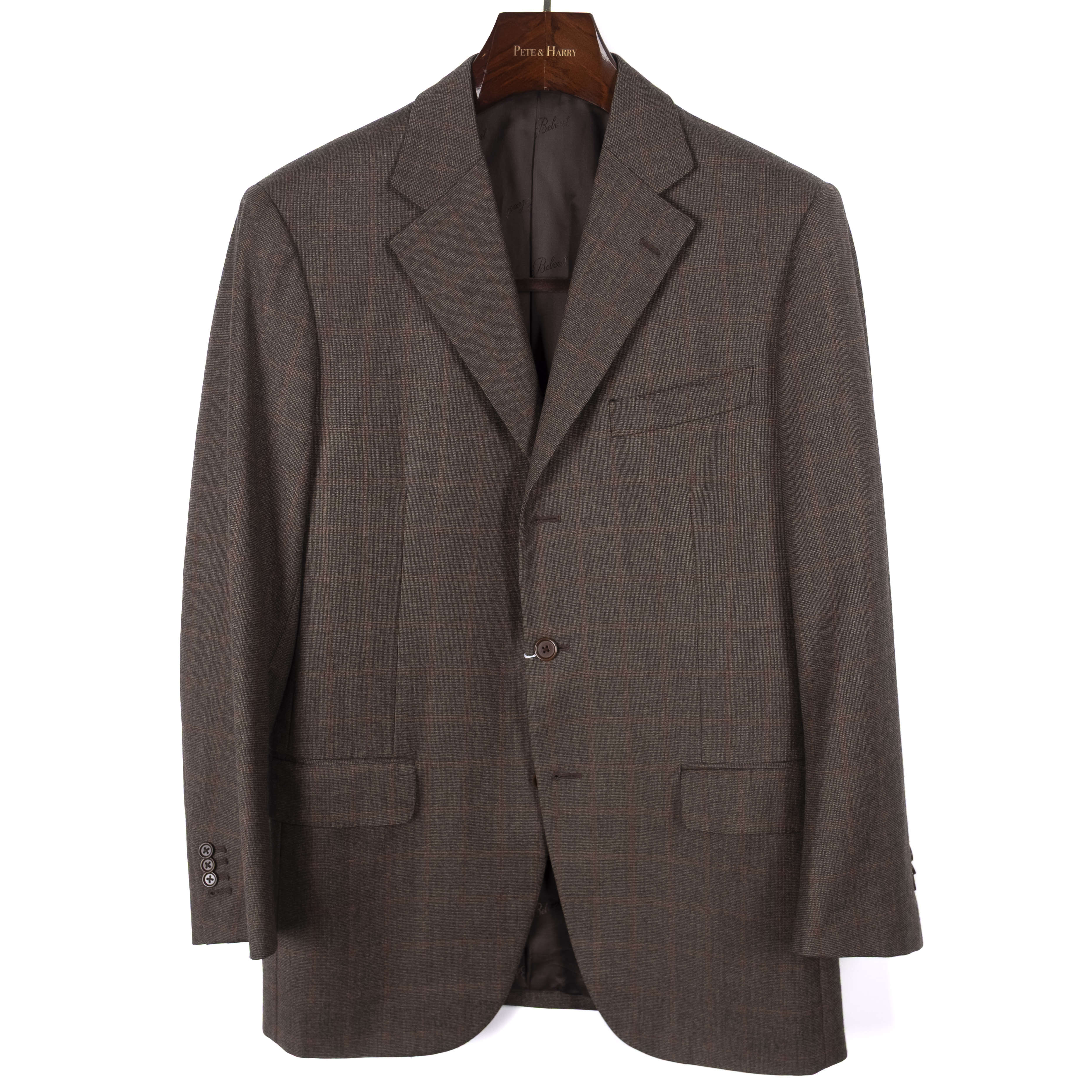 Belvest Green Windowpane Sport Coat