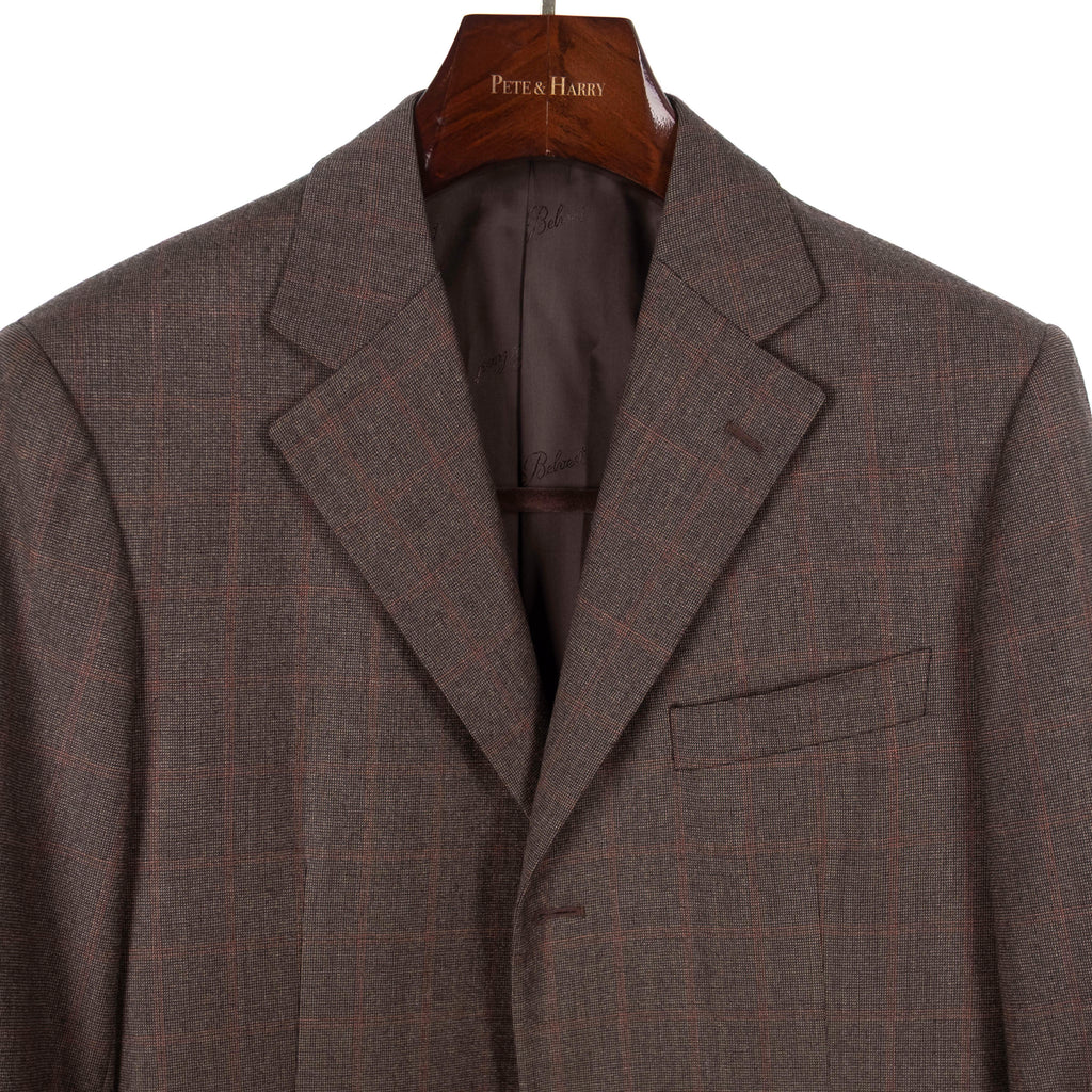 Belvest Green Windowpane Sport Coat