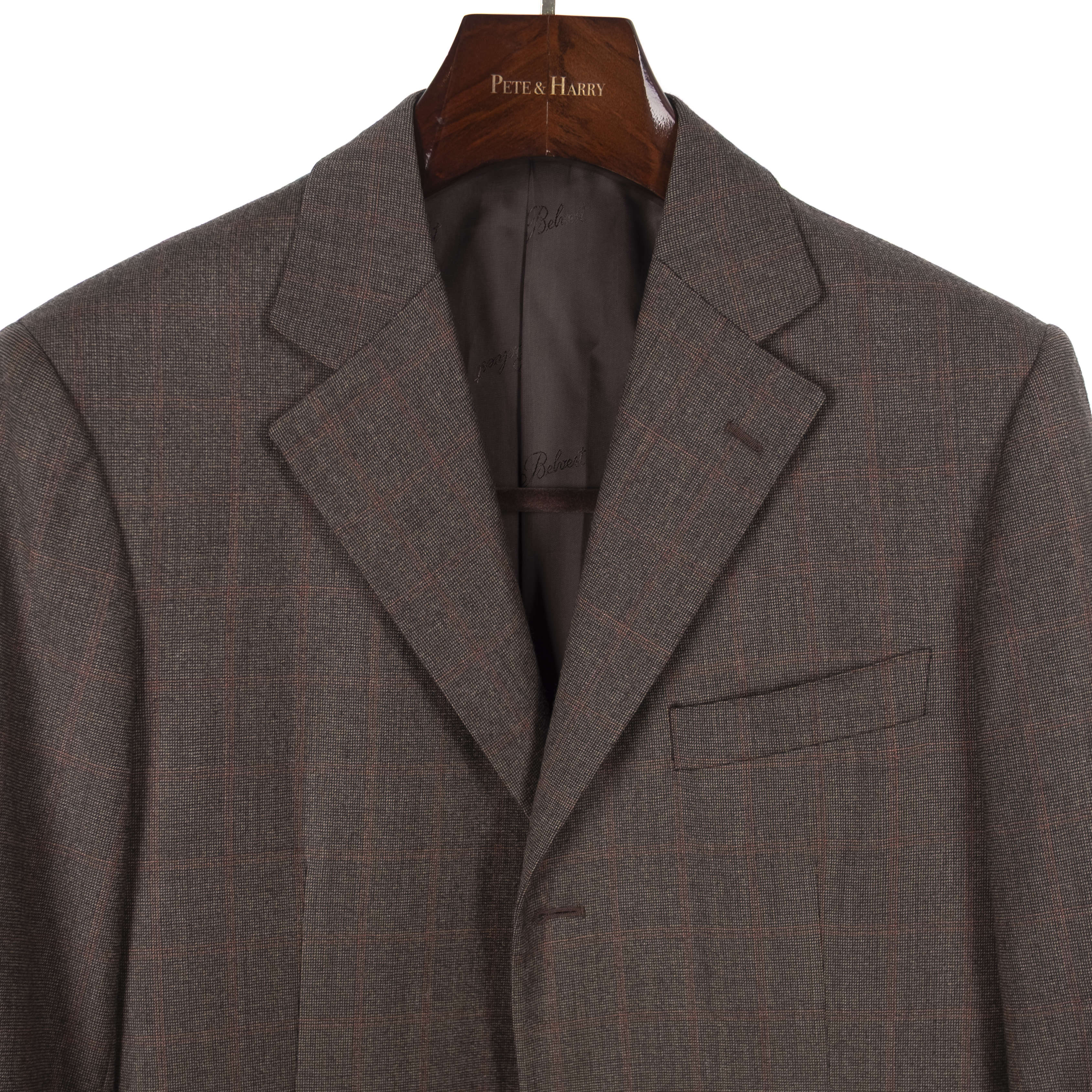 Belvest Green Windowpane Sport Coat