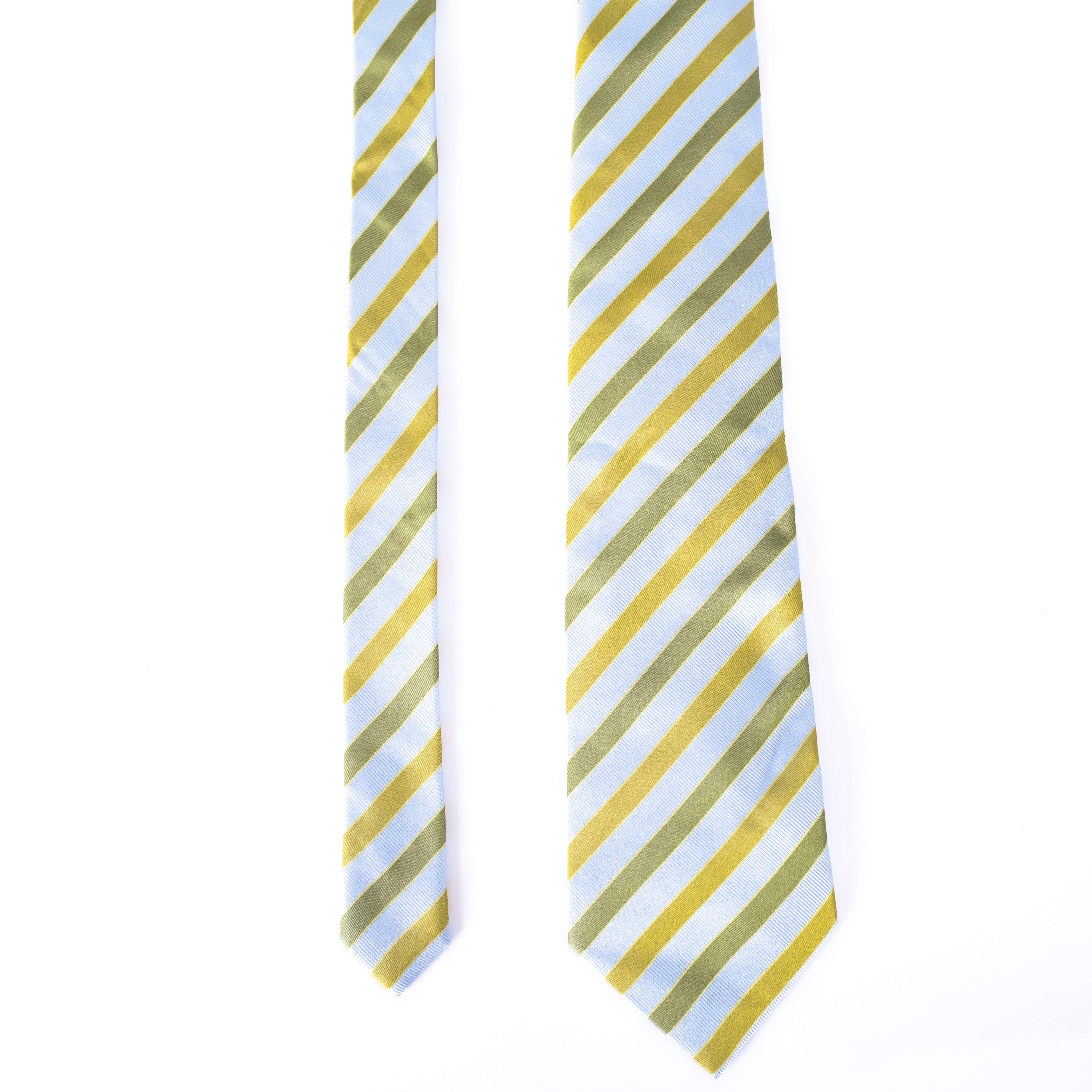 Light Blue Striped Tie