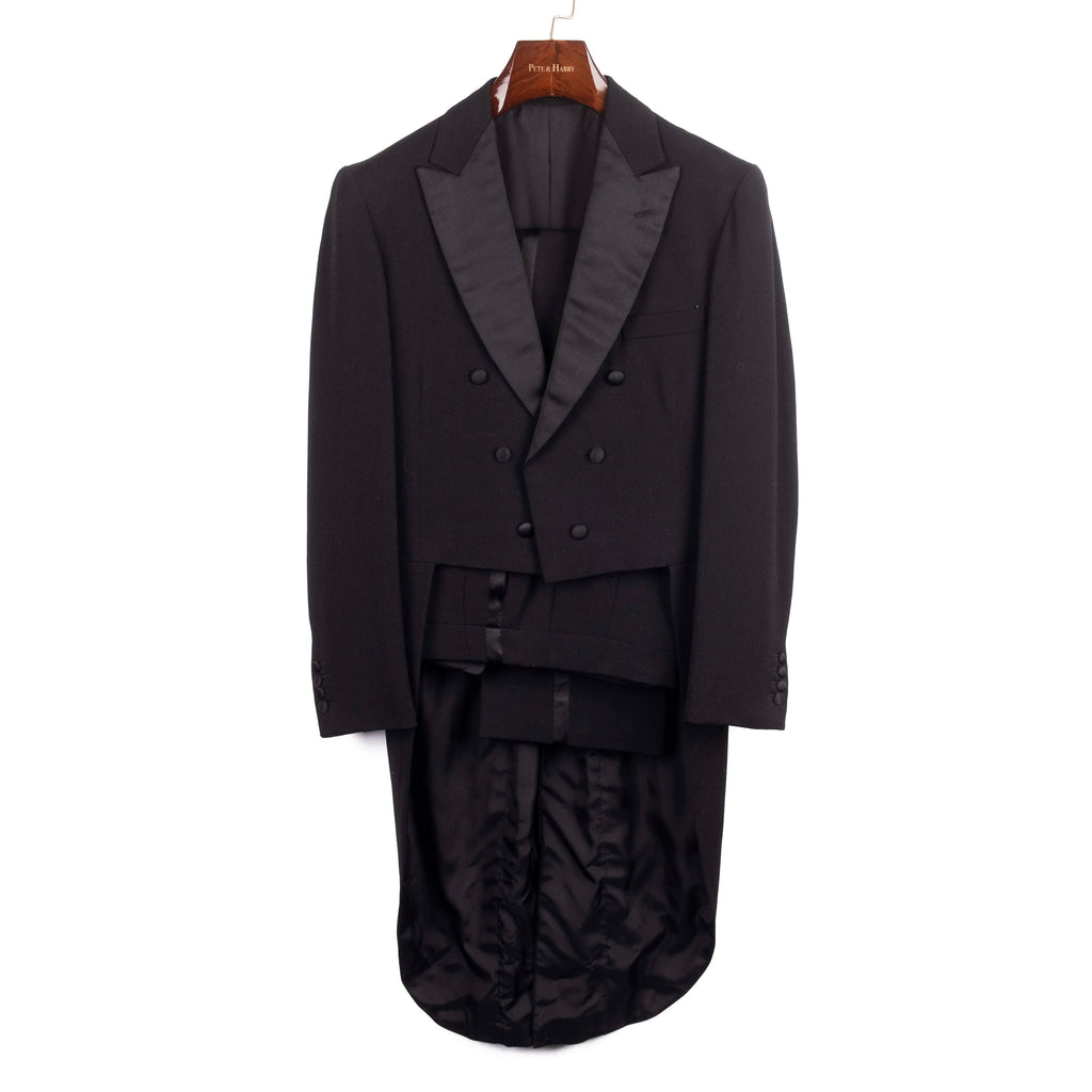 Black Vintage Bespoke Tailcoat