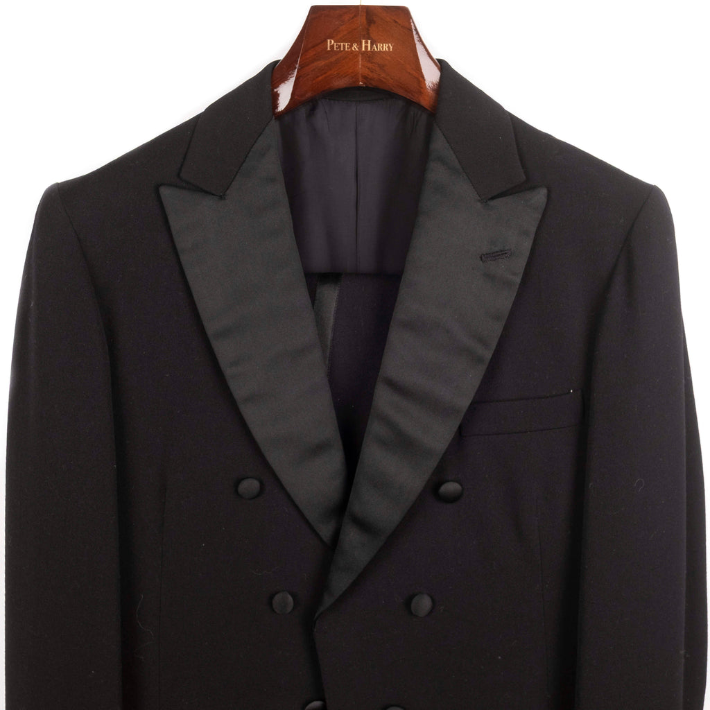 Black Vintage Bespoke Tailcoat