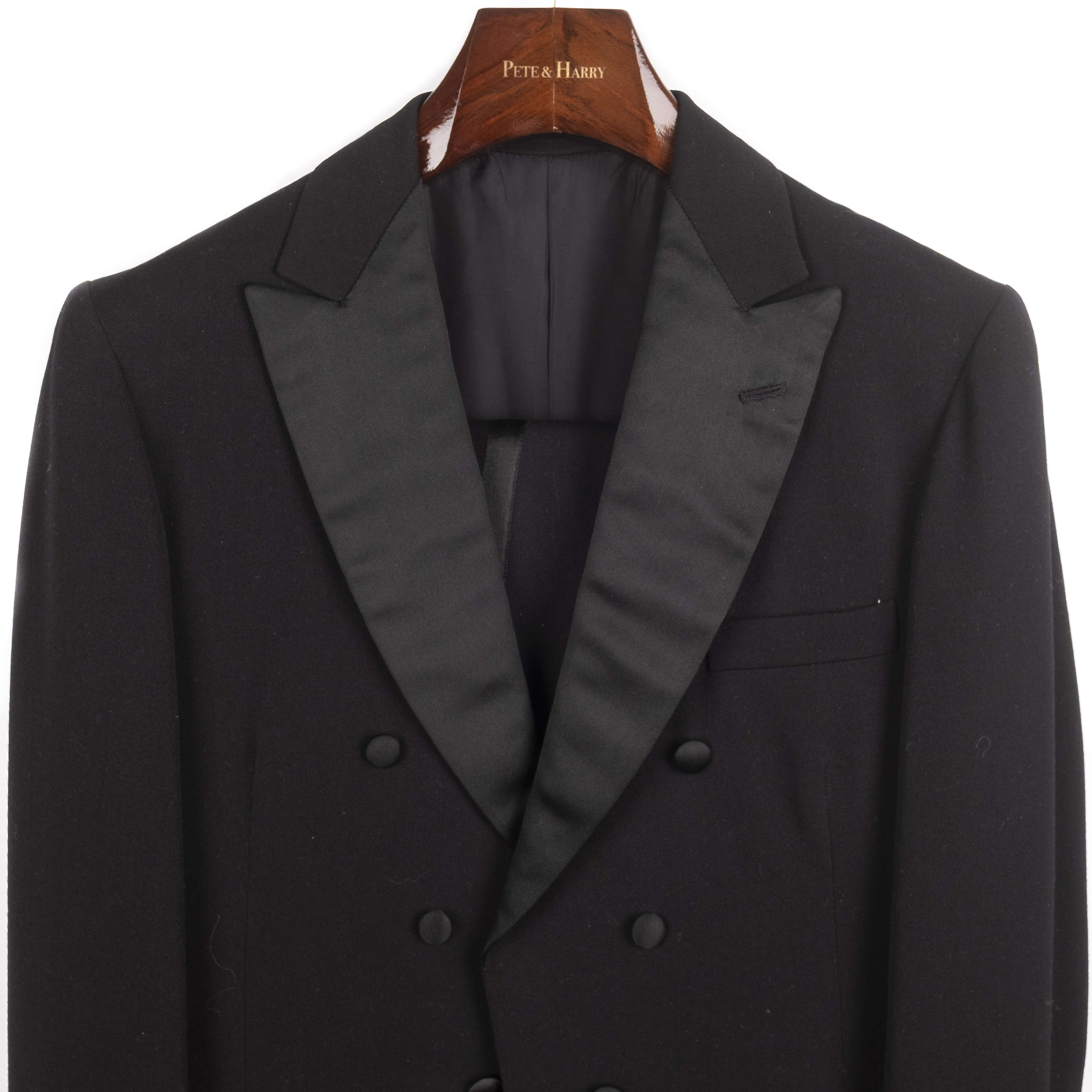 Black Vintage Bespoke Tailcoat