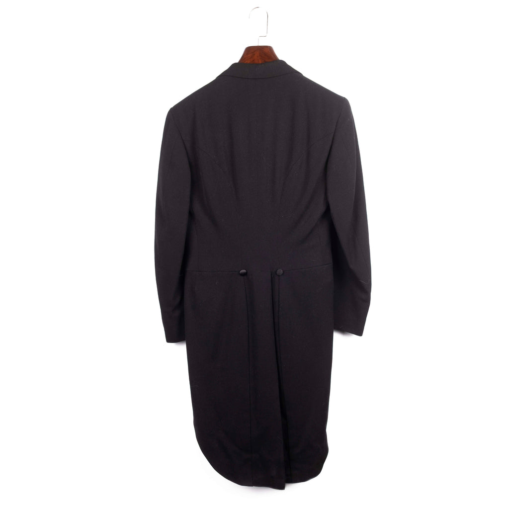 Black Vintage Bespoke Tailcoat
