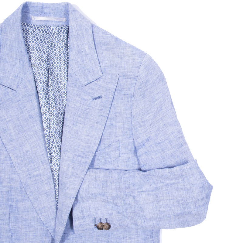 Suitsupply Blue Linen Sport Coat