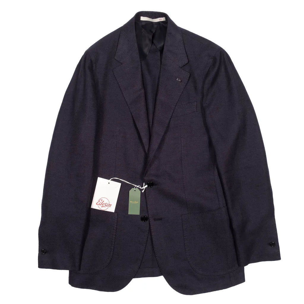 Neapolitan Hand Tailored Navy Sport Coat Sz 56