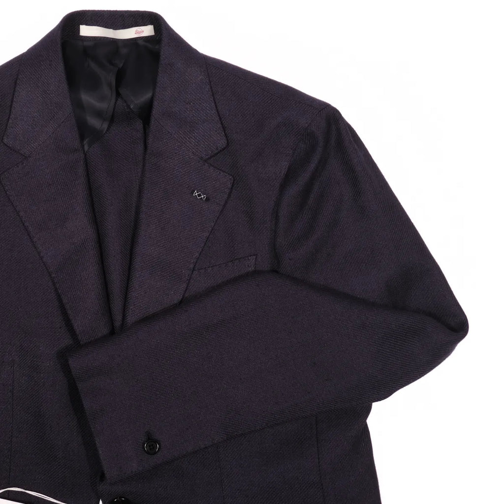 Neapolitan Hand Tailored Navy Sport Coat Sz 54