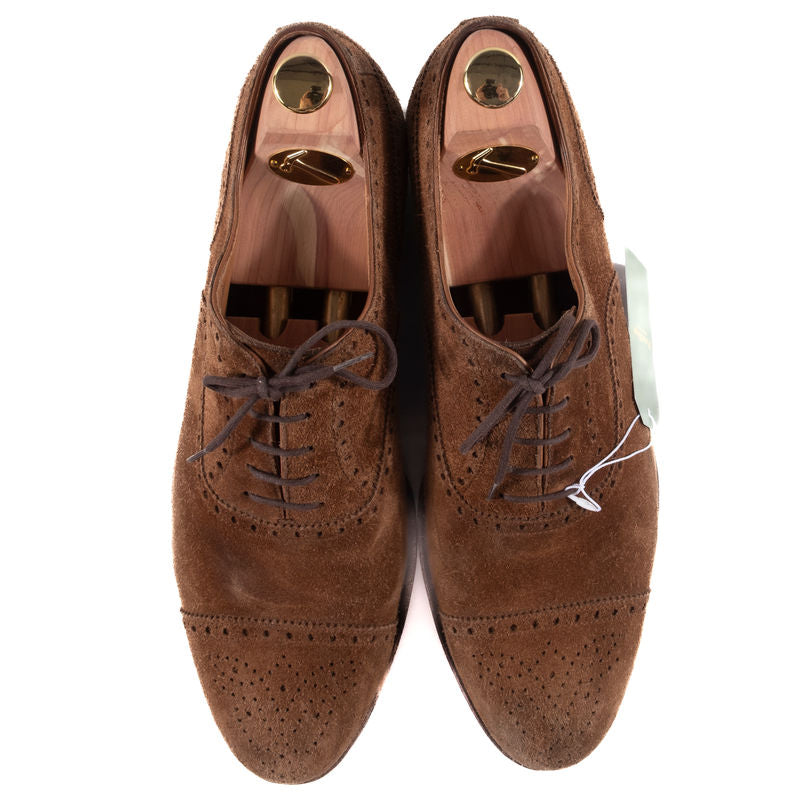 Carmina Brown Suede Adelaide Oxford