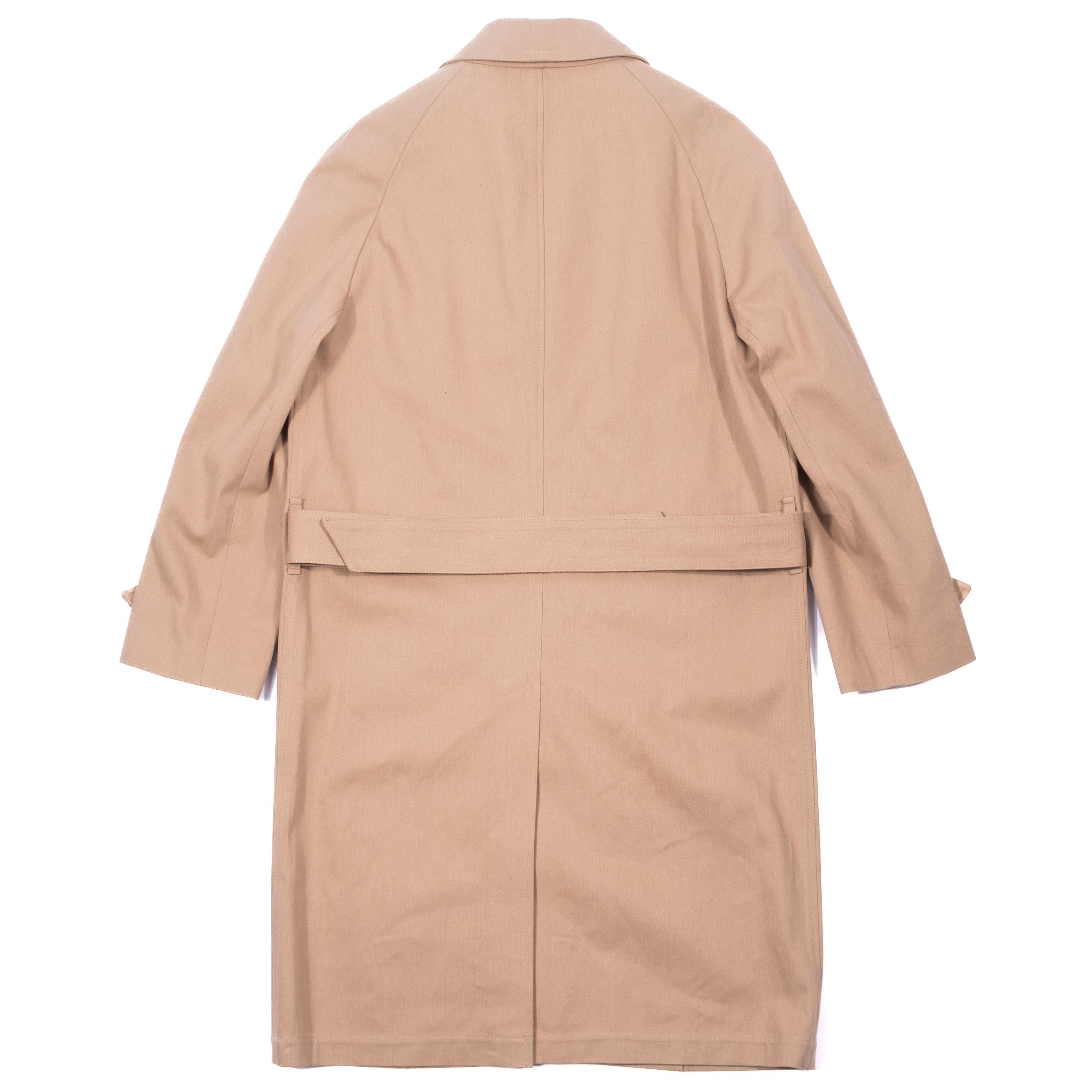Neapolitan Hand Tailored Khaki Raglan Cotton Coat