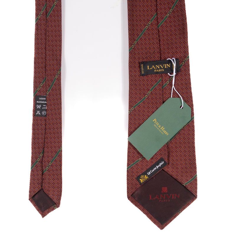 Lanvin Burgundy Tie