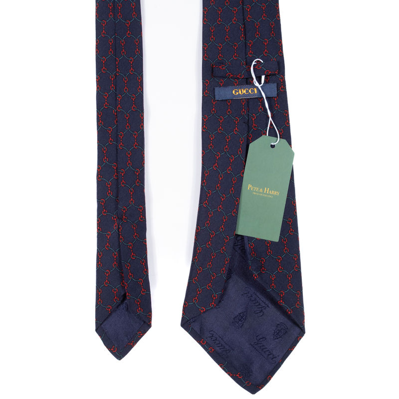 Gucci Multicoloured Equestrian Style Tie