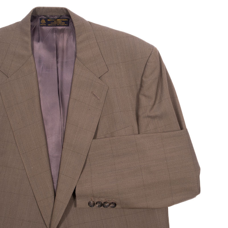 Brooks Brothers Green Check Suit