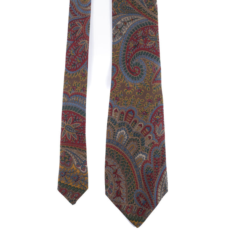 Rubinacci Red Paisley Tie