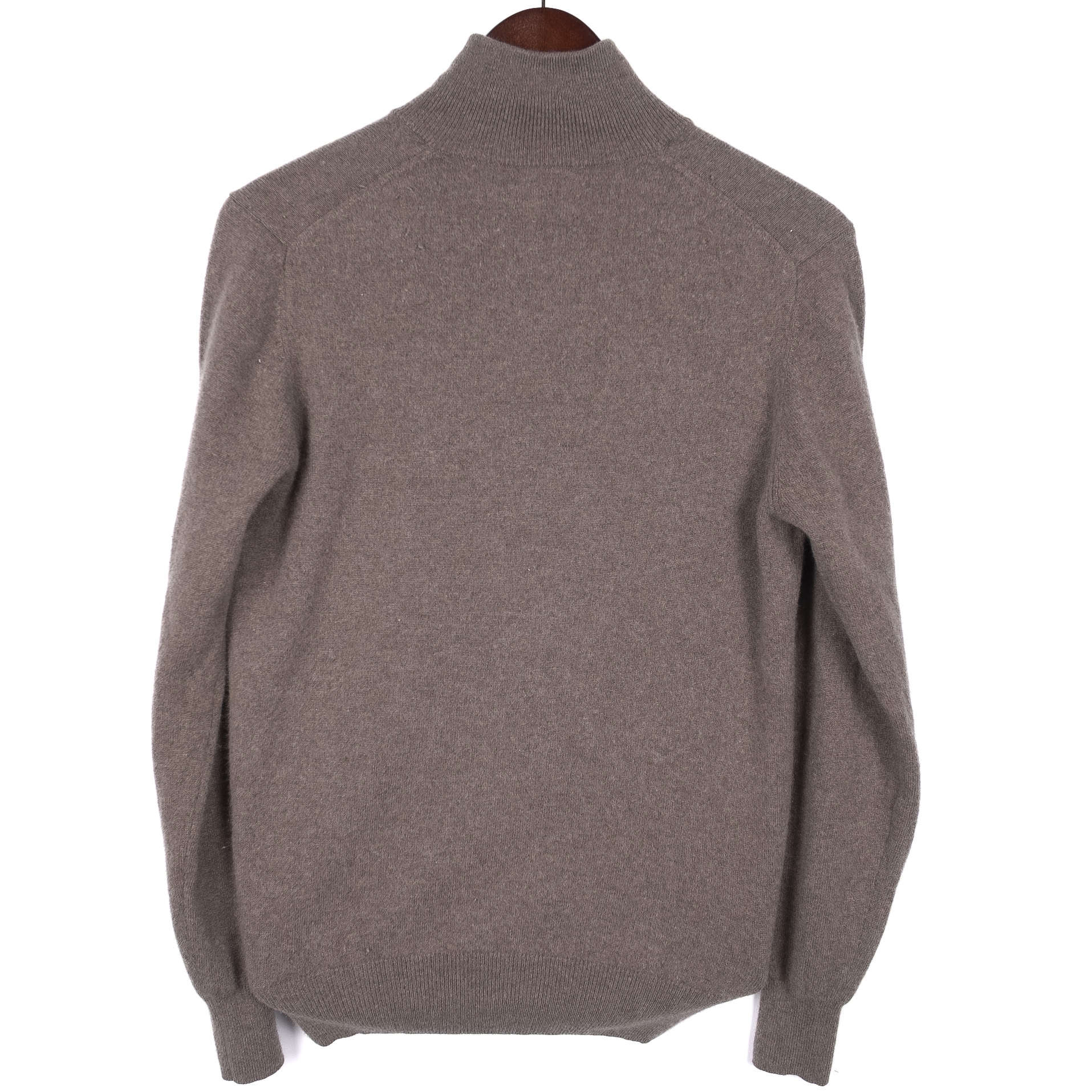 Taupe Full Zip Cashmere
