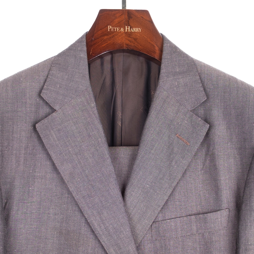 Brown Wool/Linen Suit