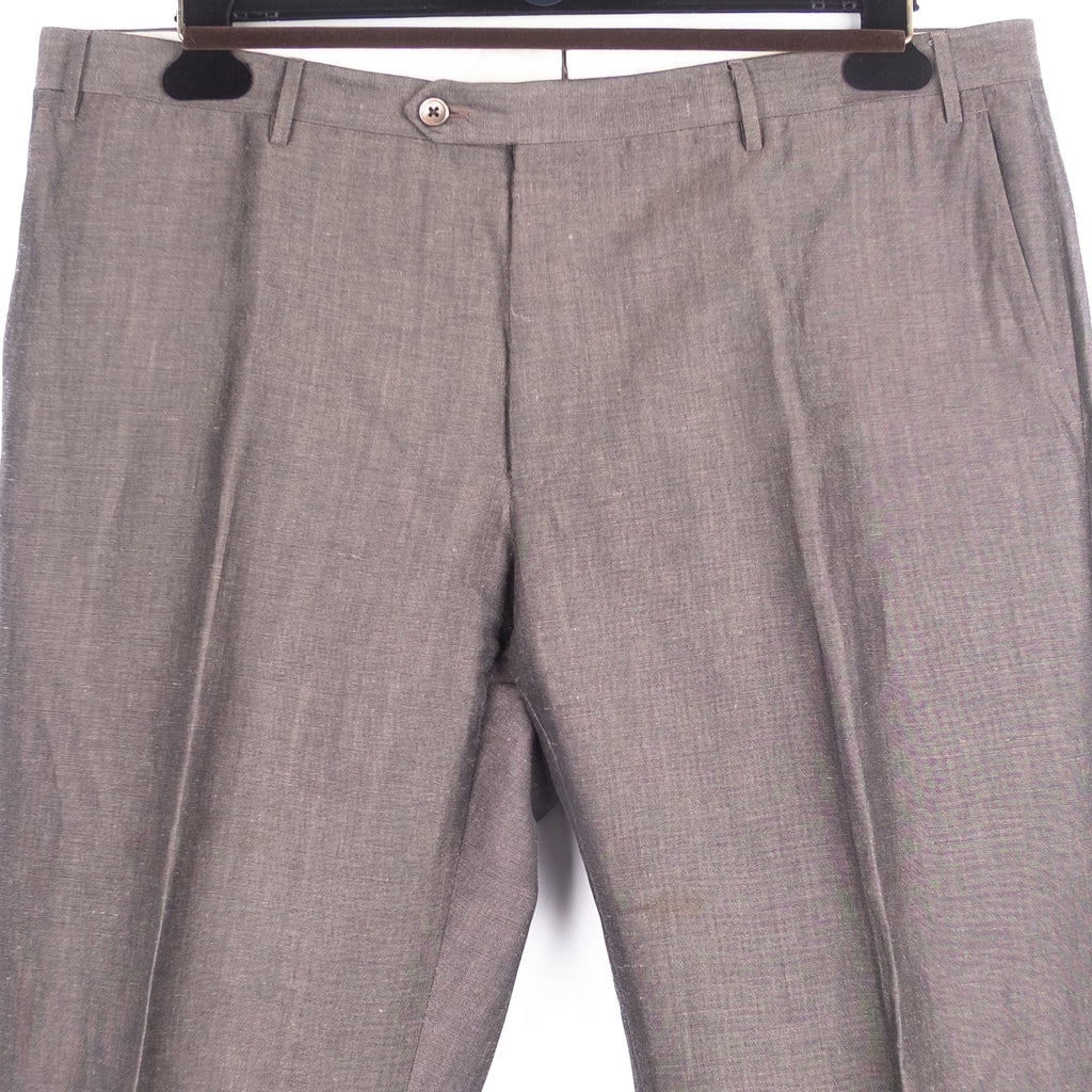 Brown Wool/Linen Suit