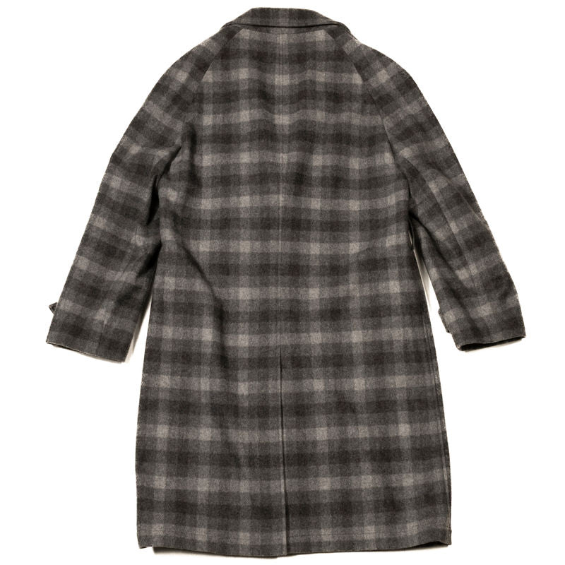 Est Retail Price 17 000 SEK - Eduardo Grey Check Raglan Coat