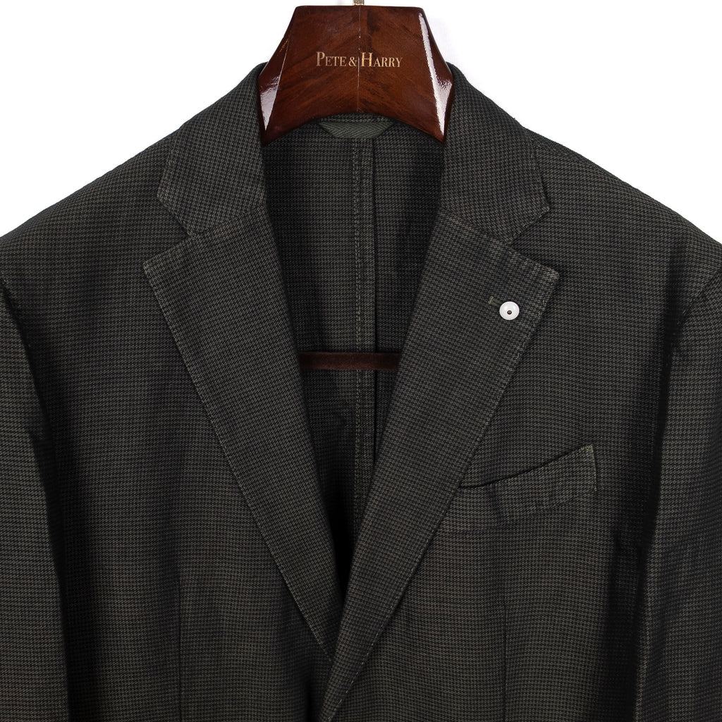 L.B.M. 1911 Green Linen/Cotton Sport Coat