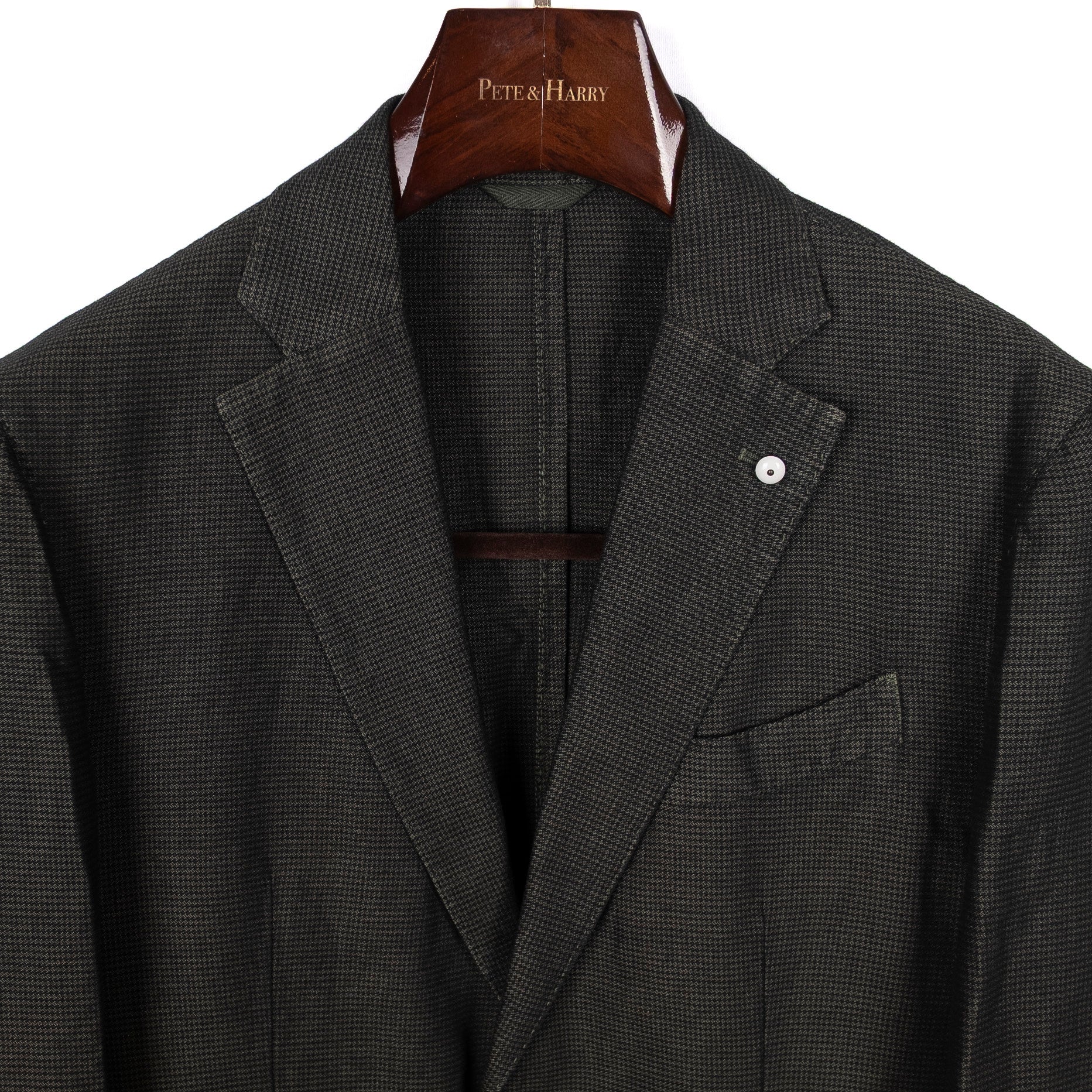 L.B.M. 1911 Green Linen/Cotton Sport Coat