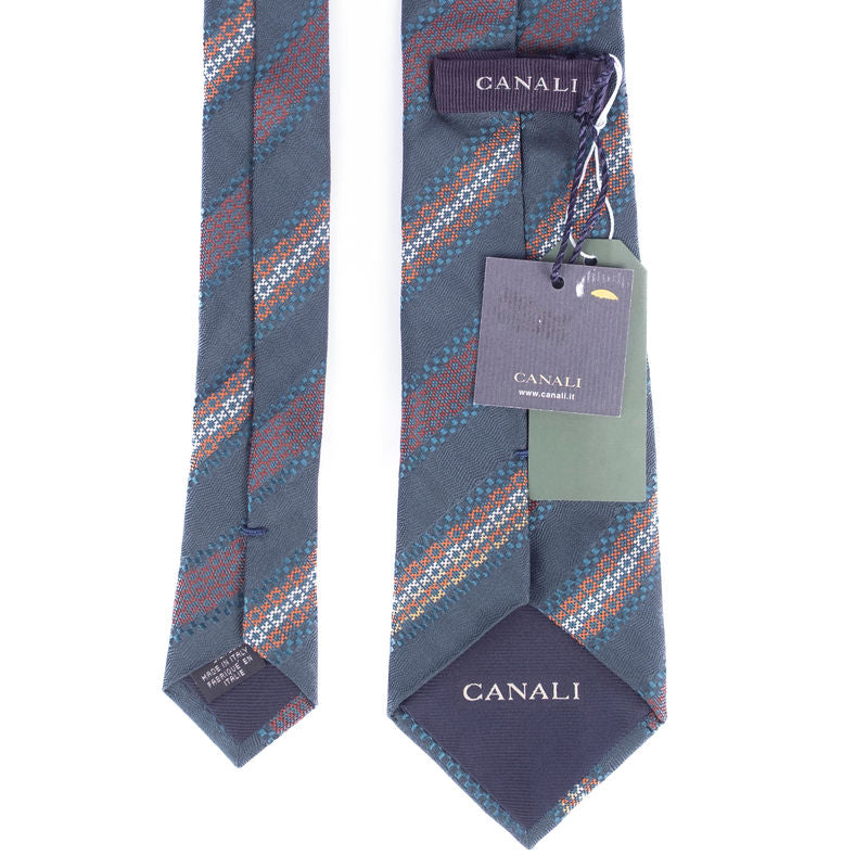 Blue with Red Stripes Tie