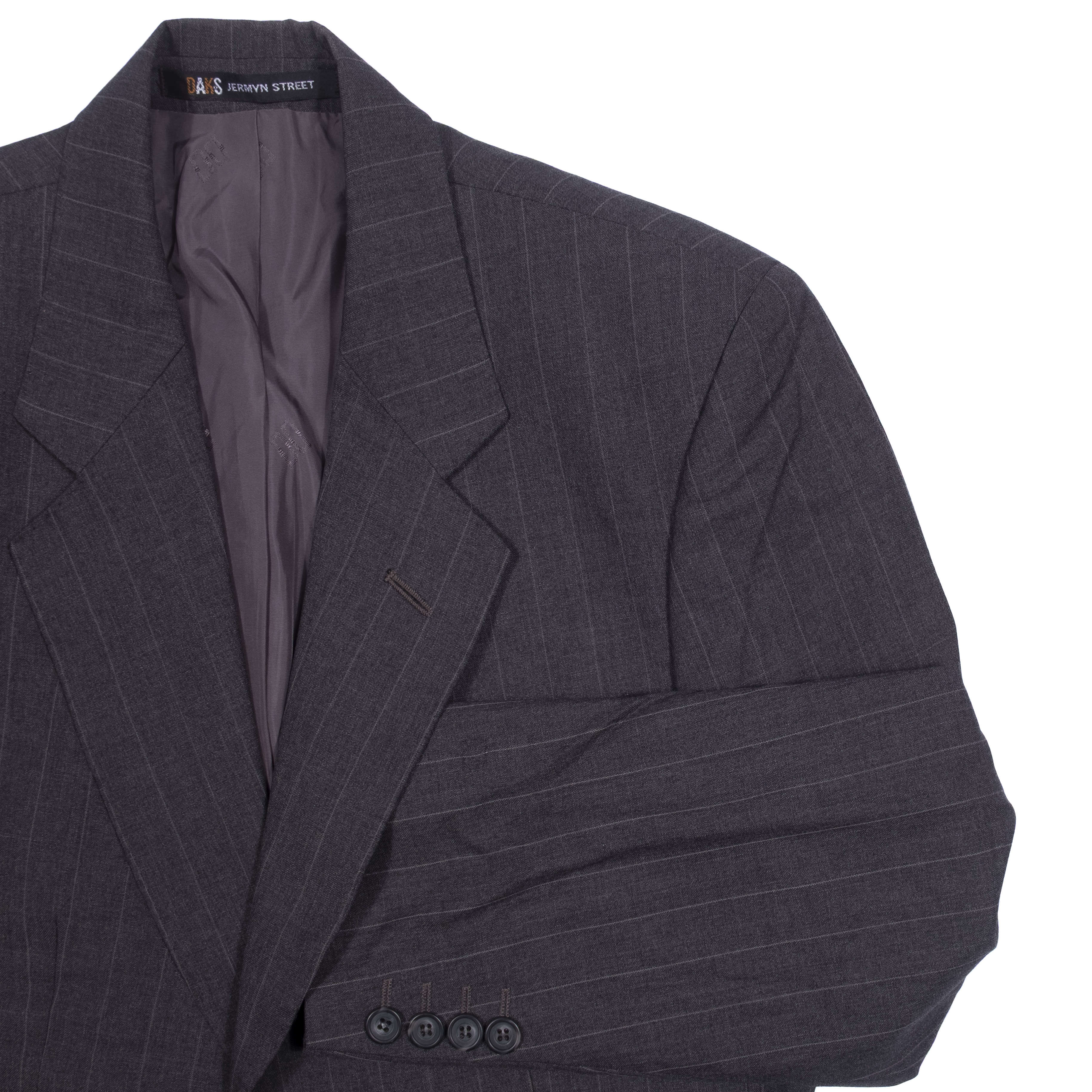 Daks Grey Pinstripe Suit