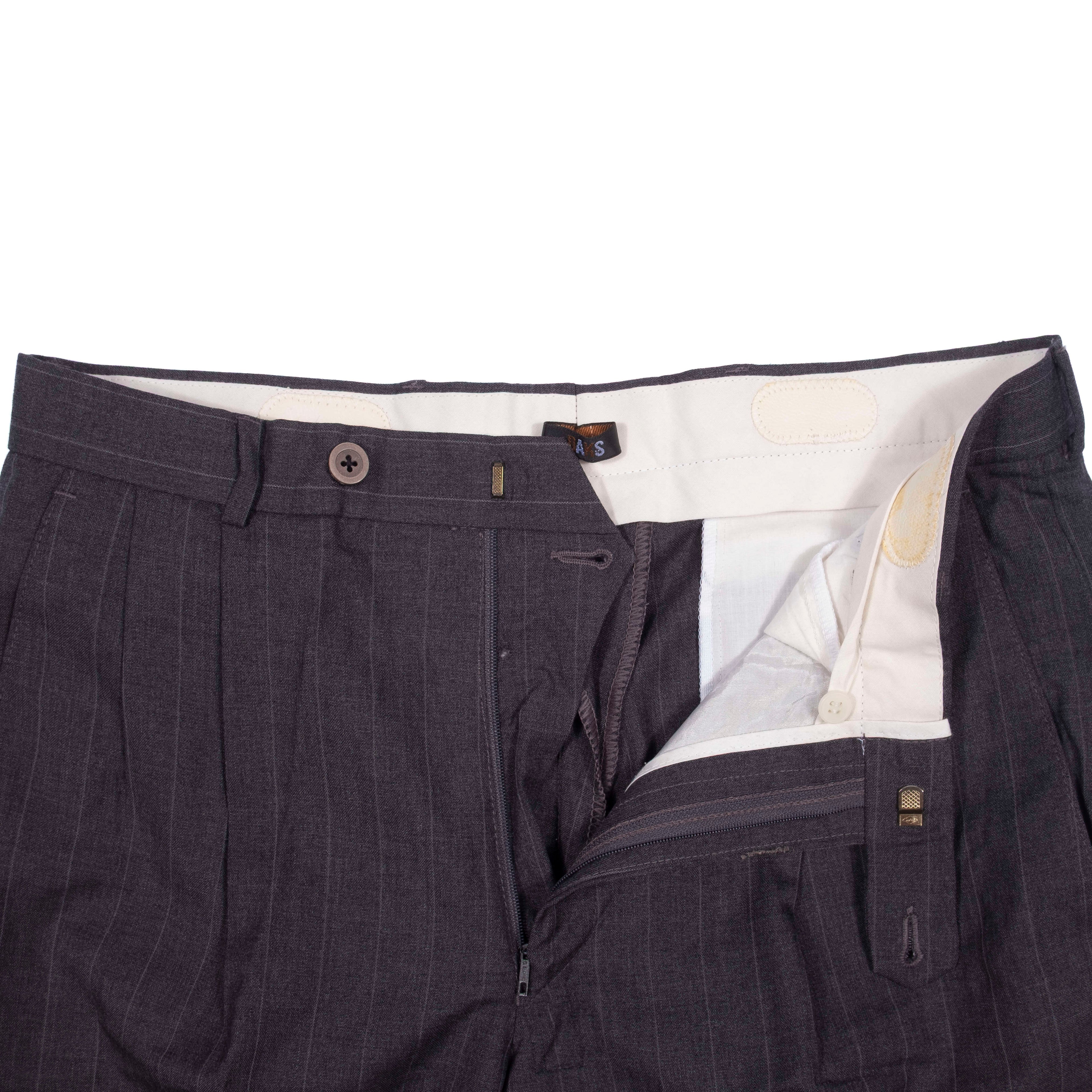 Daks Grey Pinstripe Suit