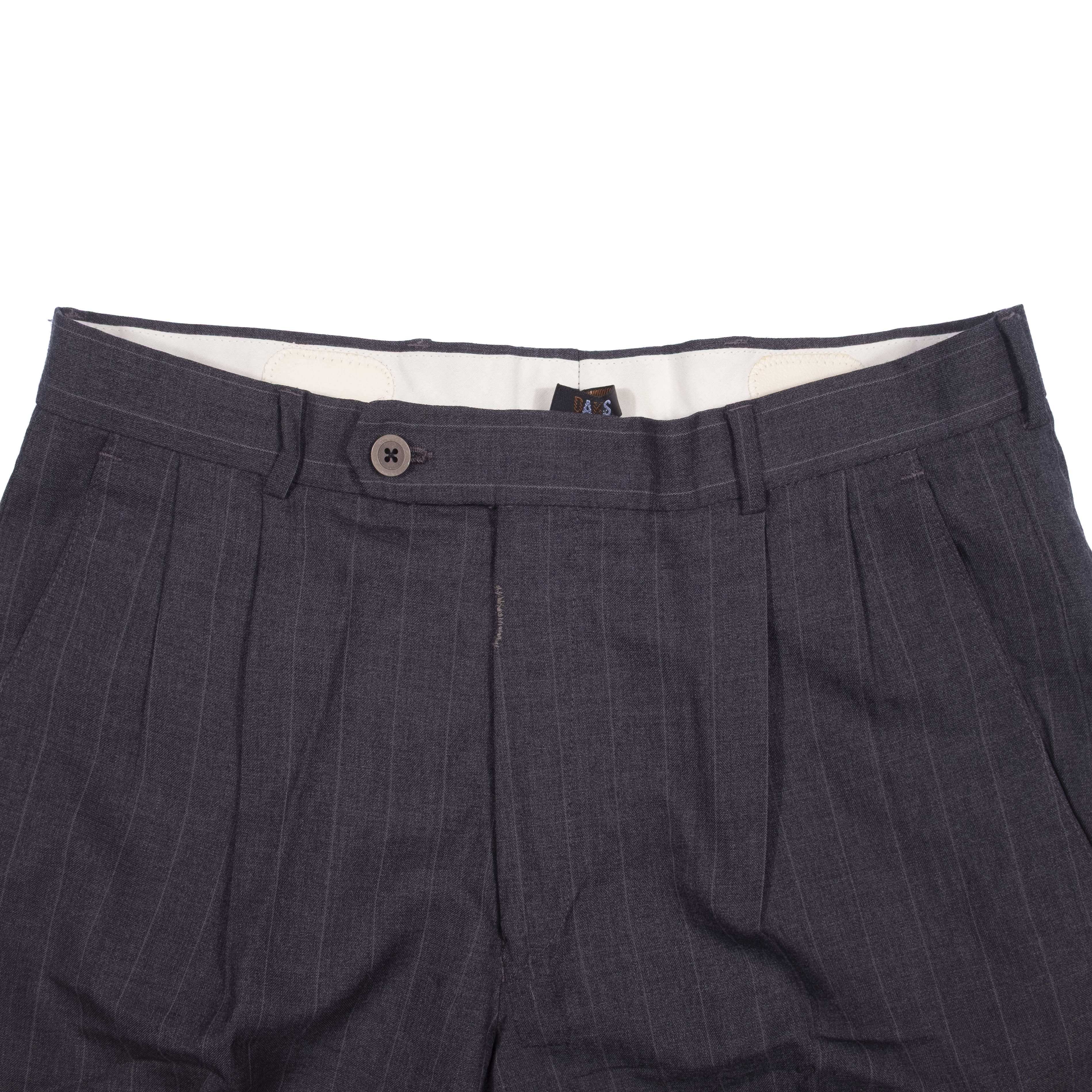 Daks Grey Pinstripe Suit