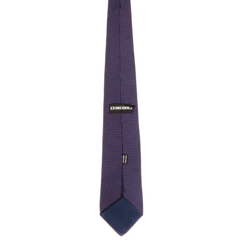 Taramasio Navy Small Patterned Tie