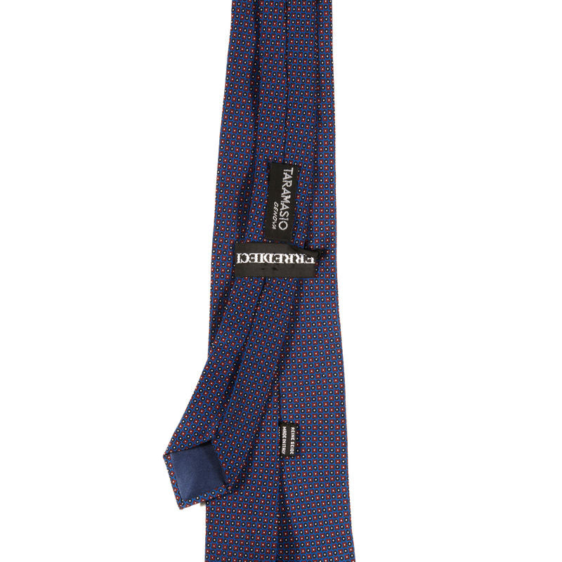 Taramasio Navy Small Patterned Tie