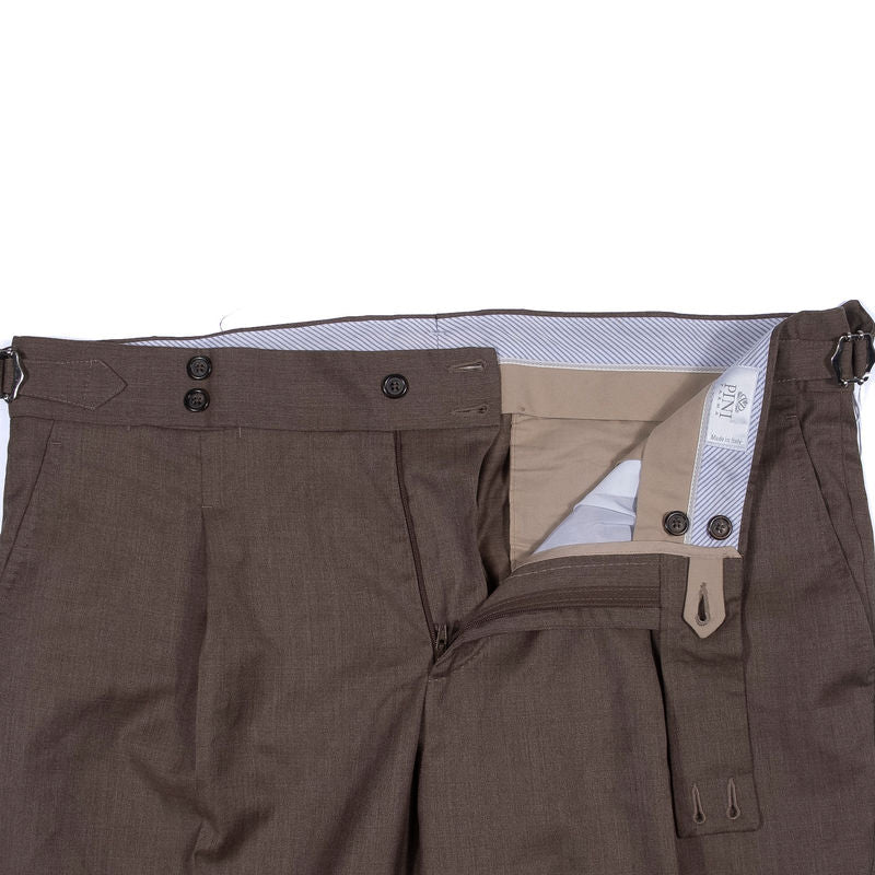Brown Wool Dress Trouser