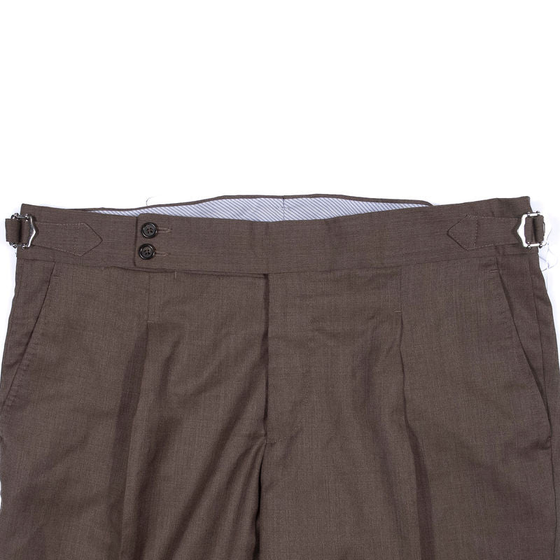 Brown Wool Dress Trouser